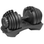 Gantera reglabila automata din fonta 24 kg Rebel Active, 15 trepte