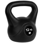Kettlebell Rebel Active 12 kg cu acoperire PVC, prindere confortabila