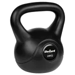 Kettlebell Rebel Active 24 kg, acoperire PVC, mâner ergonomic 5 cm