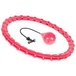 Cerc fitness Smart Hula Hoop reglabil 50 cm, roz, Rebel Active
