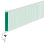 Fileu tenis de masă Rebel Active 148 cm, verde, cu prindere reglabilă