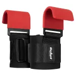 Set 2 cârlige pentru ridicare greutăți Rebel Active, cu prindere Velcro