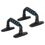 Set 2 mânere pentru flotări push-up Rebel Active, cu grip moale și bază stabilă