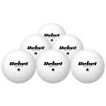 Set 6 mingi de tenis de masă Rebel Active 40 mm, albe, pentru antrenament