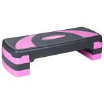 Stepper aerobic Rebel Active cu 3 niveluri de inaltime, gri/violet