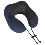 Pernă de călătorie Rebel Active cu spumă cu memorie, albastră, 300 g