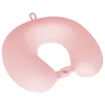 Pernă de călătorie Rebel Active din spumă cu memorie, velur roz