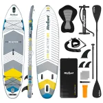 Placă SUP gonflabilă Rebel Active 335 cm, set complet cu scaun caiac