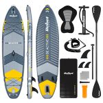 SET PLACA GONFLABILA STAND UP PADDLE SCAUN 335X84X15 CM
