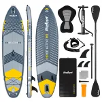 Set placă SUP gonflabilă Rebel 335x84x15 cm cu scaun caiac și vâslă