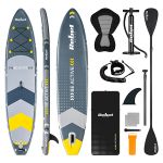 SET PLACA GONFLABILA STAND UP PADDLE SCAUN 350X80X15 CM
