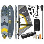 SET PLACA GONFLABILA WINDSURFING SUP 305X76X15 CM