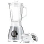 Blender Sencor 250W cu cană din sticlă 0,8L, 2 viteze și funcție Pulse