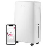 Dezumidificator smart Sencor 10 l/zi cu Wi‑Fi, 5 moduri, 18–35 m²
