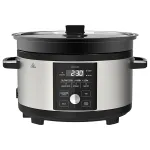 Slow cooker Sencor 5,5 L cu 5 programe presetate și funcție Keep Warm