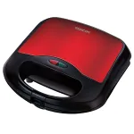 Sandwich maker Sencor 700W roșu, plăci antiaderente, 2 sandwich-uri