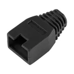 Manson de protectie pentru mufa RJ45, negru, pentru cablu UTP/LAN
