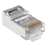 Mufă RJ45 8P8C Cat5e ecranată FTP pentru cablu de rețea
