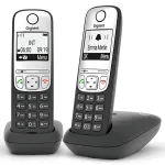 Telefon DECT Gigaset A690 Duo cu 2 receptoare, handsfree și Eco DECT