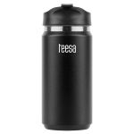 Termos Teesa 350 ml din inox, negru, pentru cafea și ceai la drum