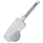 Cuțit pentru pizza 4 în 1 Teesa din inox, cu mâner ergonomic și agățătoare