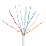 Cablu UTP, cat 6E, cupru integral, LSZH, cutie 305 metri, DCA - UNV UV-UTP6-300-BC24AWG-DCA-B-W SafetyGuard Surveillance