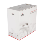 Cablu UTP cat5e 0.45mm, cupru integral, cutie 305 metri, ECA - UNV CAB-LC2100A-E2-ECA-IN SafetyGuard Surveillance