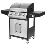 Grătar pe gaz Teesa BBQ 5007 Master Grill, 5 arzătoare, 15 kW, inox
