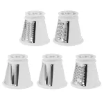 Set 5 accesorii pentru răzătoare Teesa TSA3020, conuri pentru feliere și răzuire