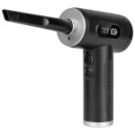 Suflantă cu aer Teesa 70W, 6000 mAh, 3 trepte, LED, USB-C, set 5 duze