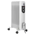 Radiator cu ulei Teesa 2000W, 9 elemenți, 3 trepte și termostat reglabil