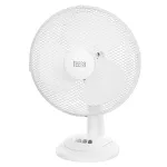 Ventilator de masă Teesa 35W cu 3 viteze, oscilație 90° și grilaj metalic