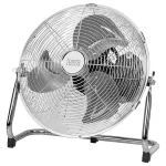 Ventilator de podea Teesa 30 cm, 3 viteze, 50W, grilaj metalic si unghi reglabil