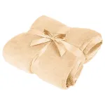 Pătură fleece polar Teesa 200x220 cm, crem, moale și călduroasă