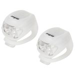Set lumini bicicletă Rebel din silicon, LED față/spate, 2 moduri