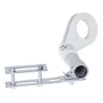 Suport 1x LNB alb metalic pentru antenă satelit, prindere stabilă