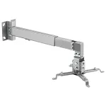 Suport de perete reglabil pentru proiector/retroproiector, 10 kg, gri