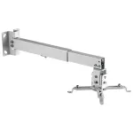 Suport reglabil pentru proiector de perete/tavan Cabletech, 20 kg, argintiu