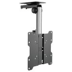 Suport TV de tavan Cabletech pentru LED 17–37 inch, VESA 75–200, reglabil