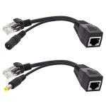 Adaptor PoE pentru alimentare prin cablu de rețea UTP, injector pasiv