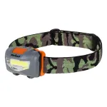 Lanternă frontală LED COB 3W, 120 lm, 3 moduri, Rebel – bandă camuflaj