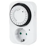 Temporizator mecanic pentru priză Schuko TS-WF1, 24h, 3500W