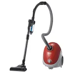 Aspirator cu sac Samsung 750W, 2.5L, compact, rosu, raza 9.2 m
