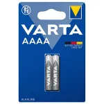 Baterii alcaline Varta AAAA (LR61) blister 2 buc, pentru dispozitive compacte