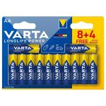 BATERIE ALCALINA LONGLIFE POWER LR06 8+4 VARTA