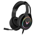Casti gaming VARR Hi-Fi stereo cu microfon si iluminare RGB, 50 mm