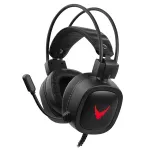 Căști gaming stereo Hi‑Fi Varr cu microfon și iluminare LED, cablu 2 m