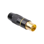 Mufă antenă TV tata din metal pentru cablu coaxial, conectare sigură