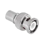 Mufă BNC tată pentru cablu coaxial RG6U, conector metalic pentru CCTV