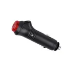 Mufă brichetă auto tip tată cu întrerupător, conectare rapidă 12V